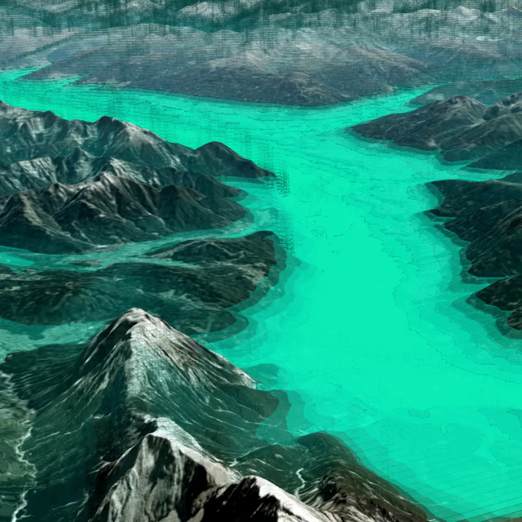 Drone connectivity 3D visualization app — portfolio thumbnail