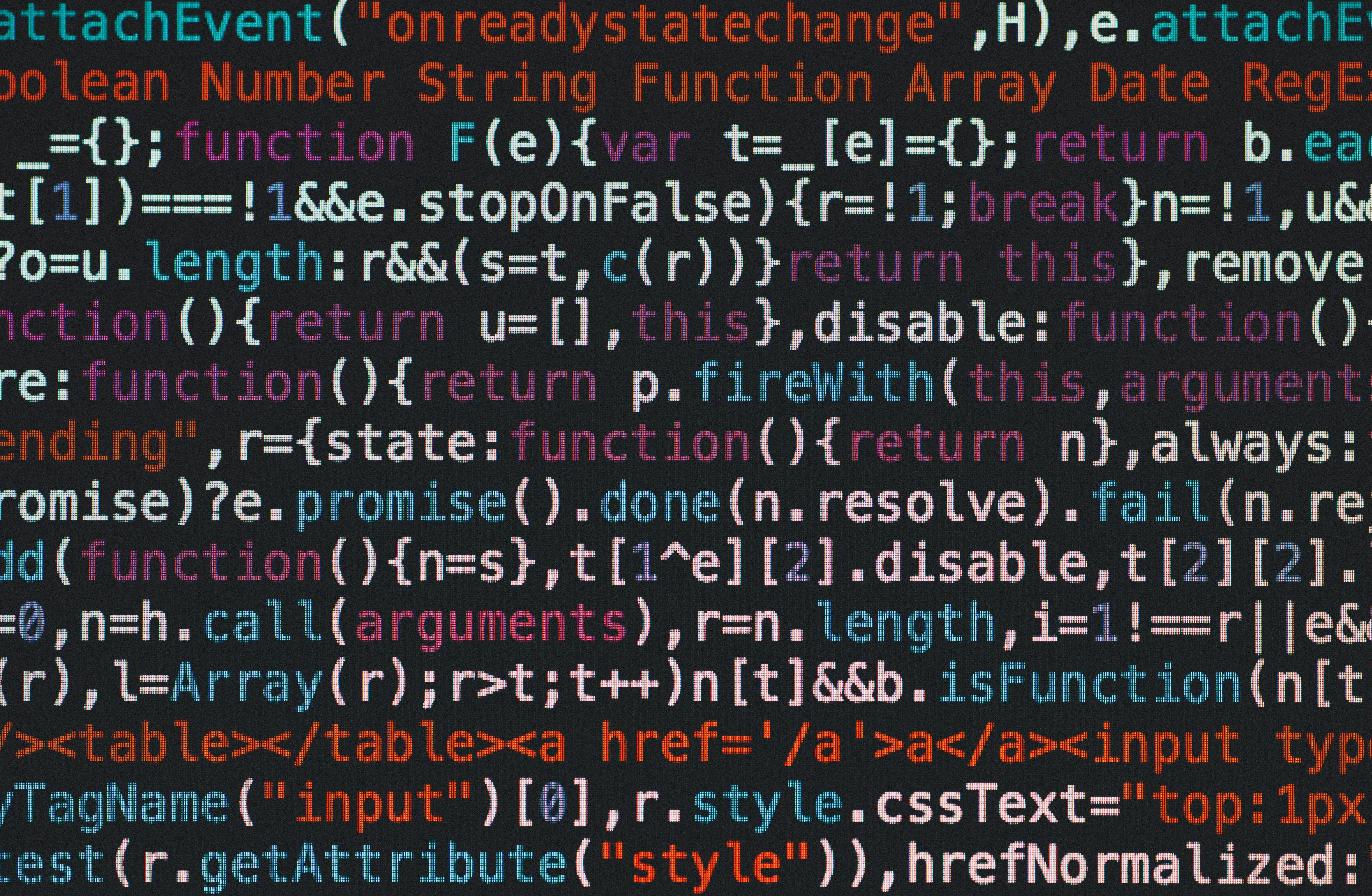 Source code on a screen in muted tones, photo by Markus Spiske on Pexels